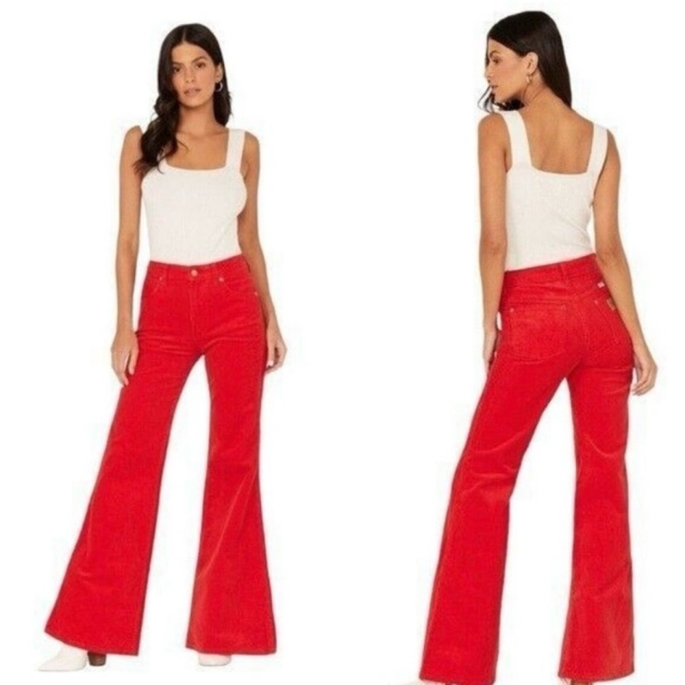 Wrangler Wanderer High Rise Flare Corduroy Pant Size 26/30 Women